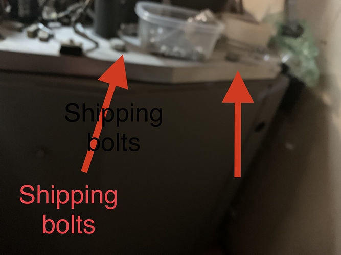 Electron shipping bolts